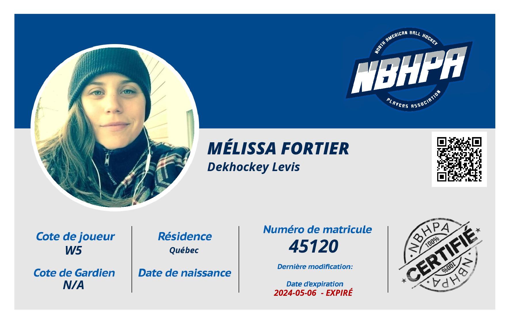 Mélissa Fortier