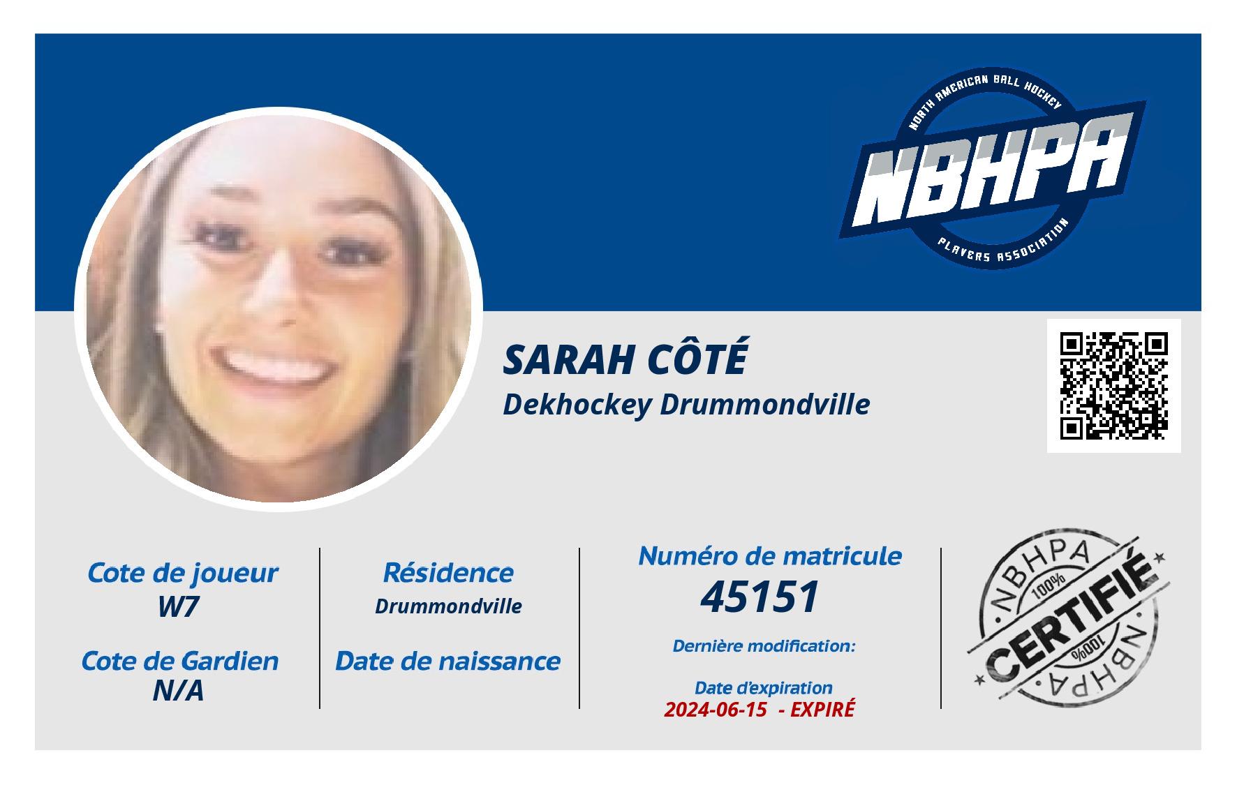 Sarah Côté