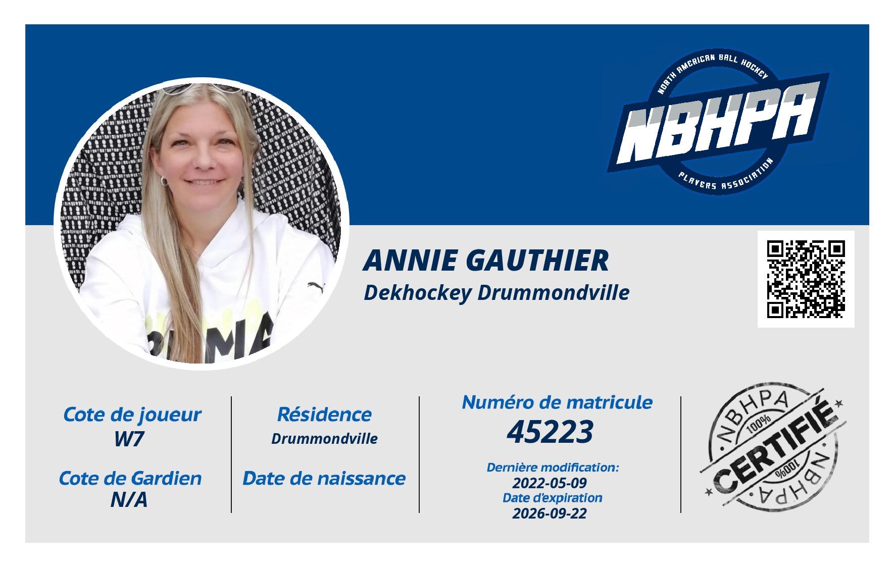 Annie Gauthier