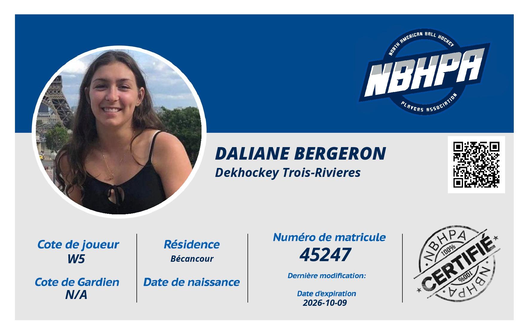 Daliane Bergeron