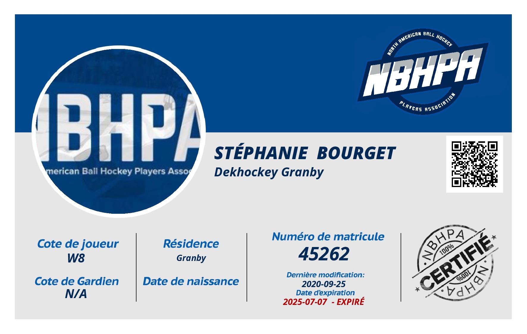 Stéphanie  Bourget 