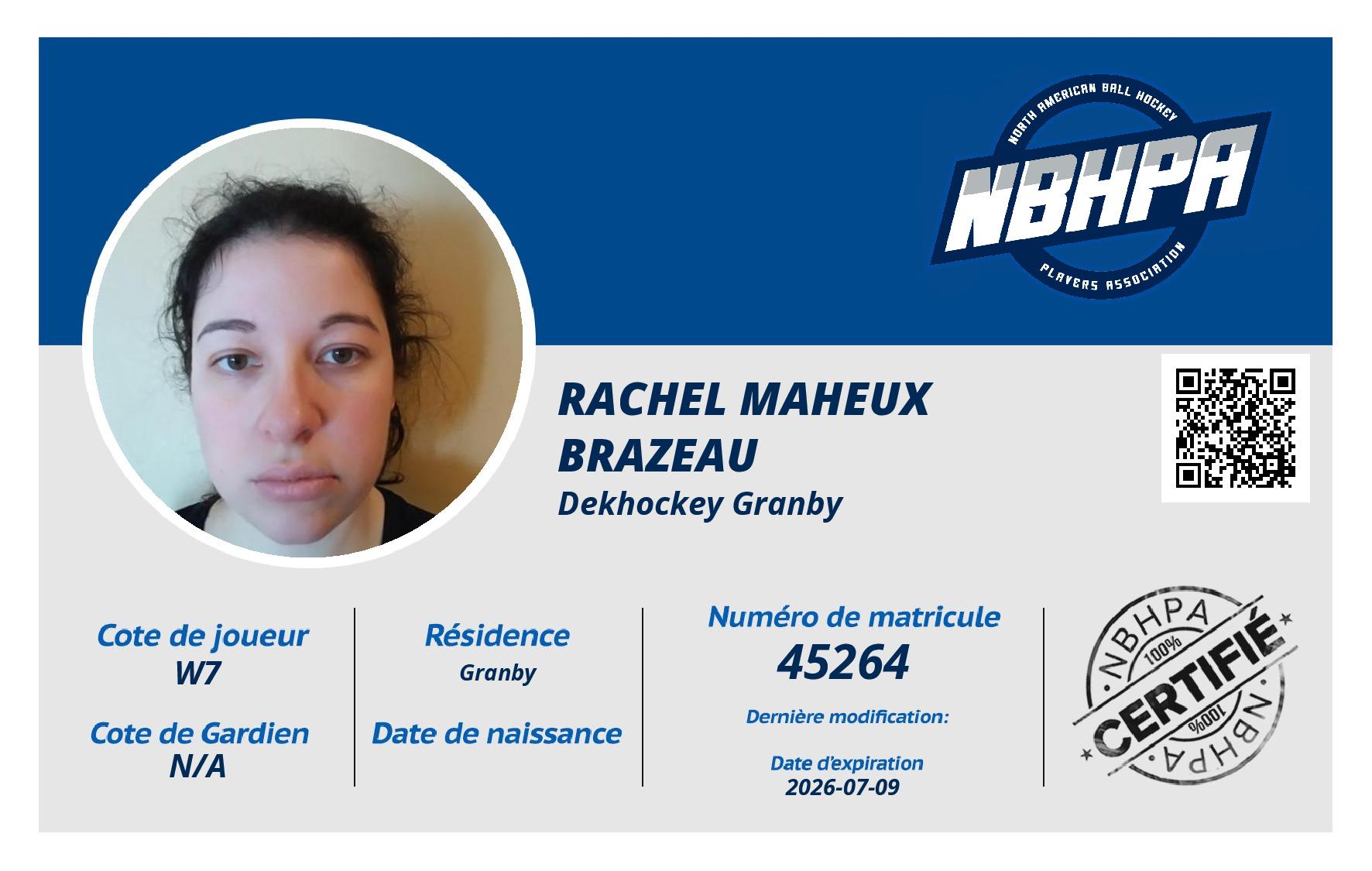Rachel Maheux Brazeau