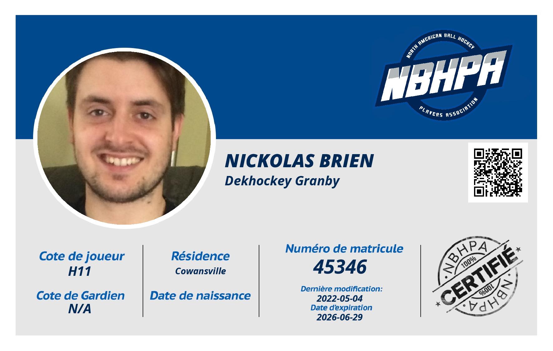 Nickolas Brien