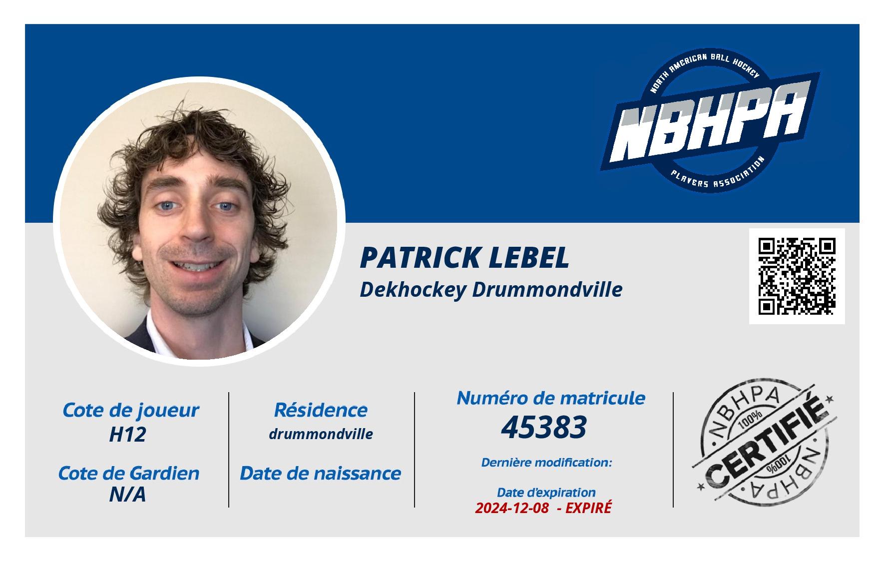 Patrick lebel