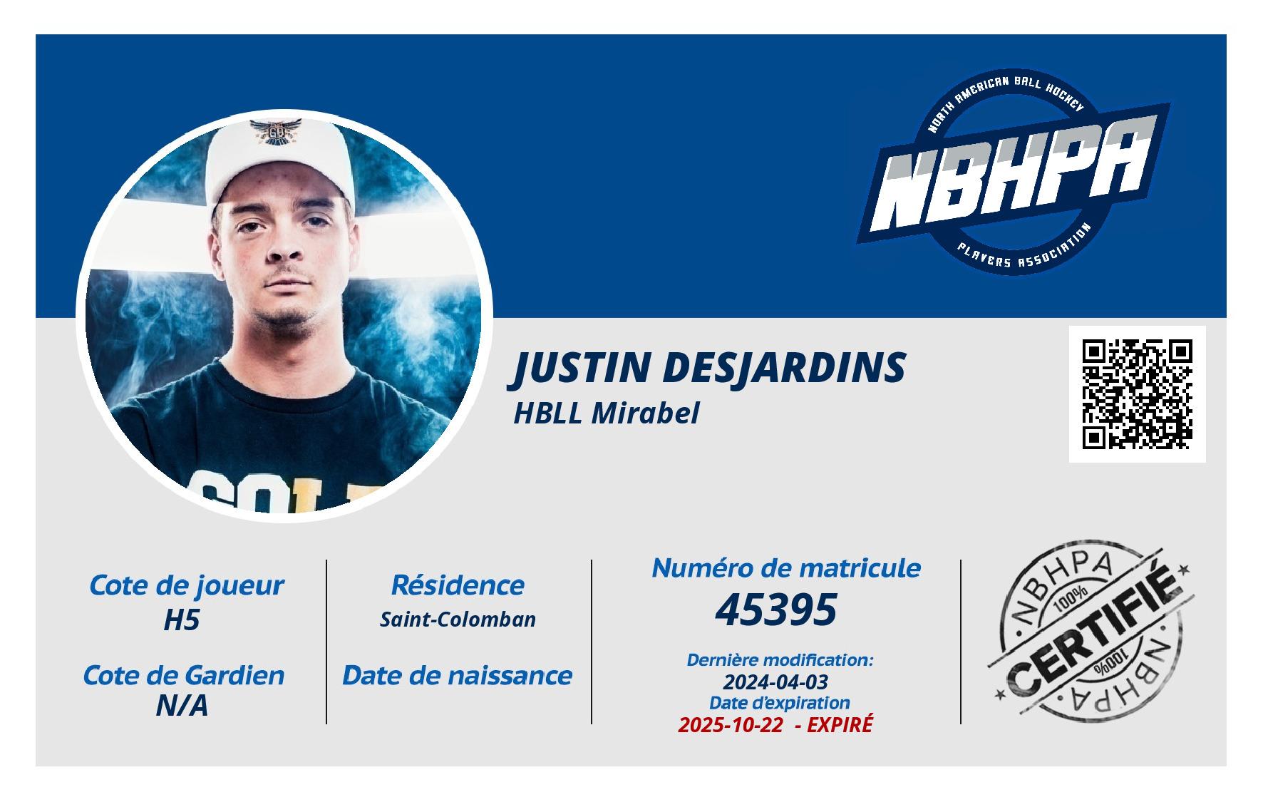Justin Desjardins