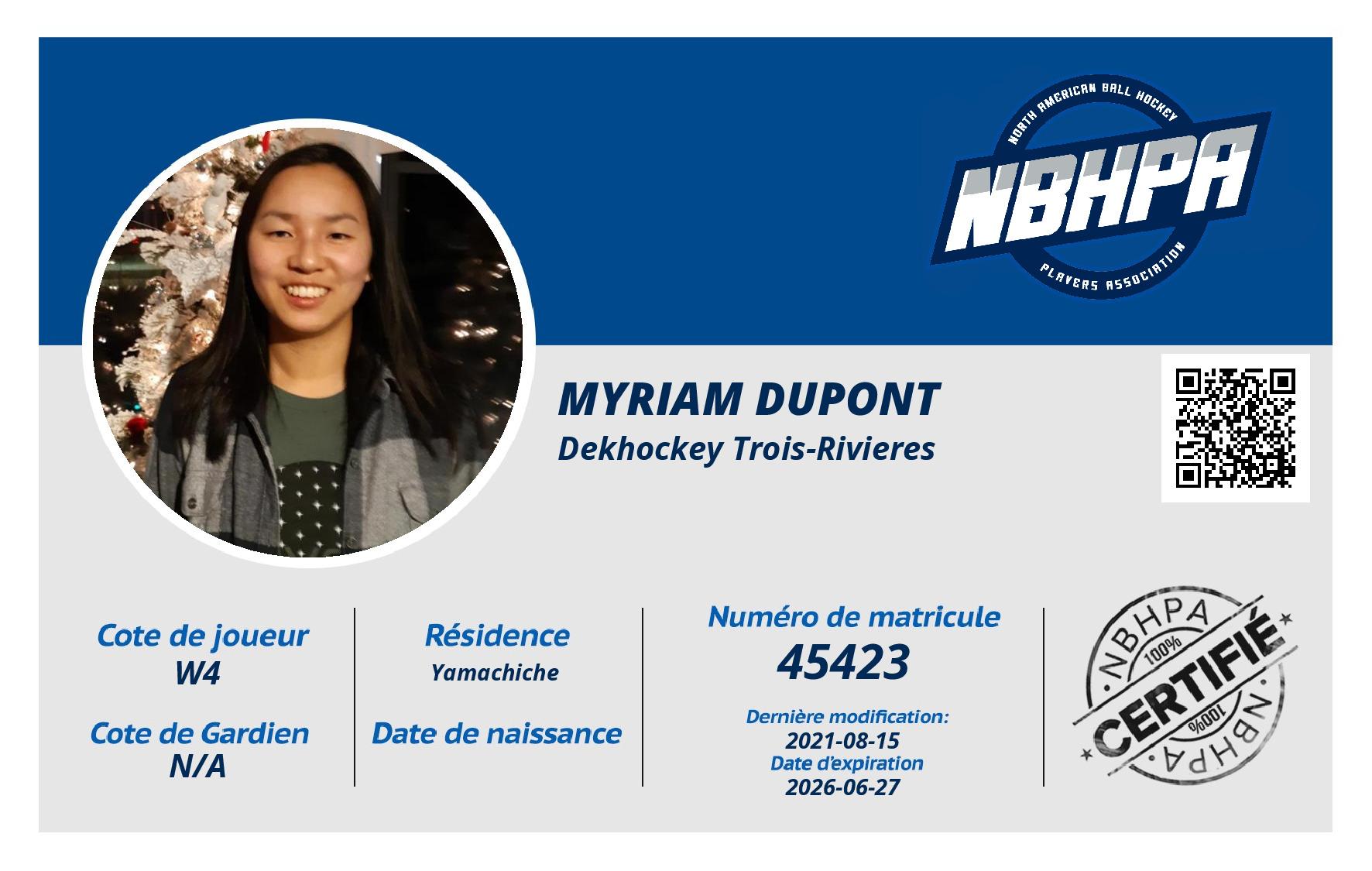 Myriam Dupont