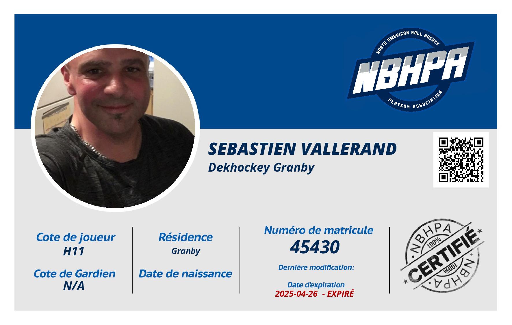Sebastien Vallerand