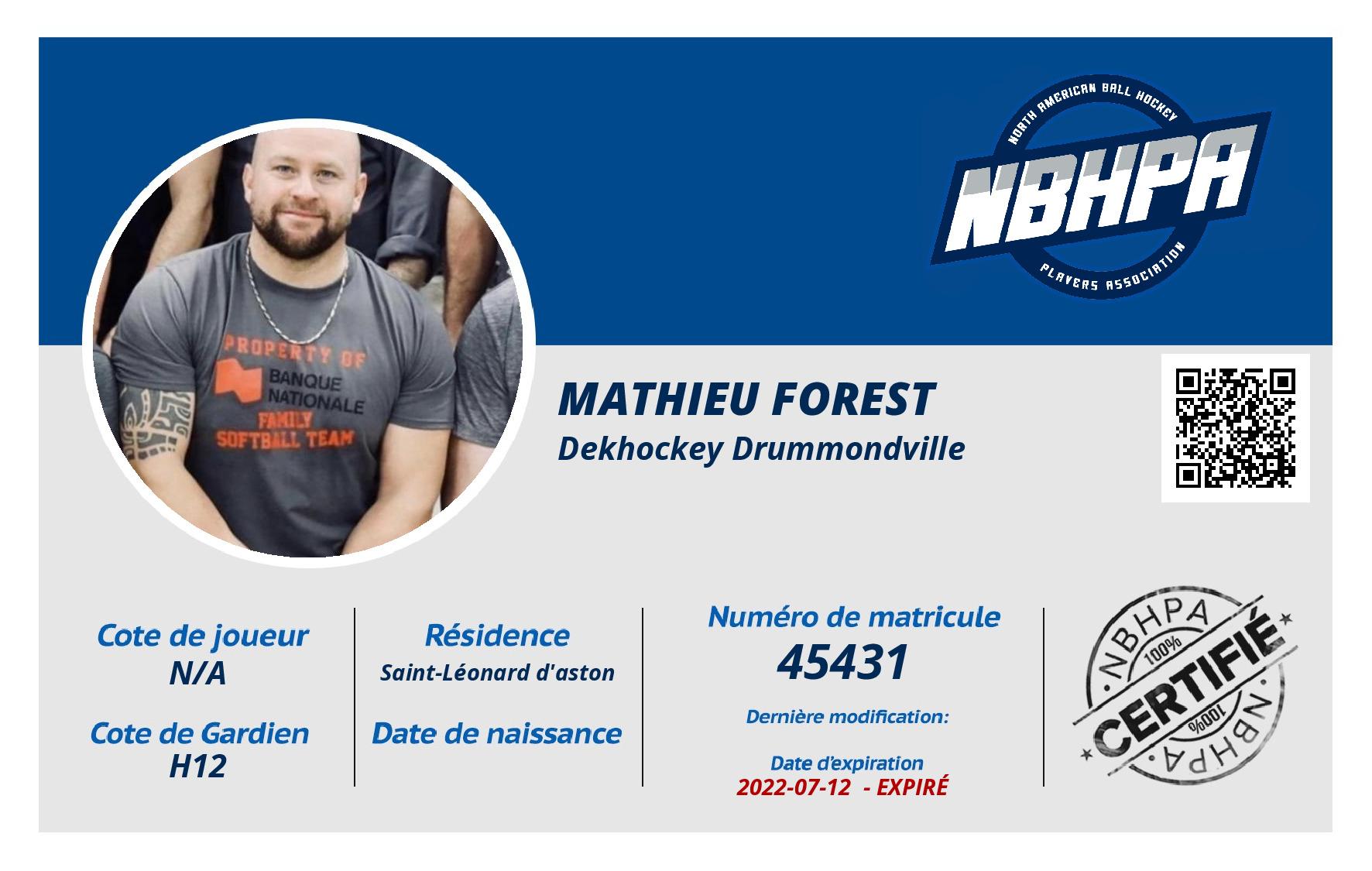 Mathieu Forest