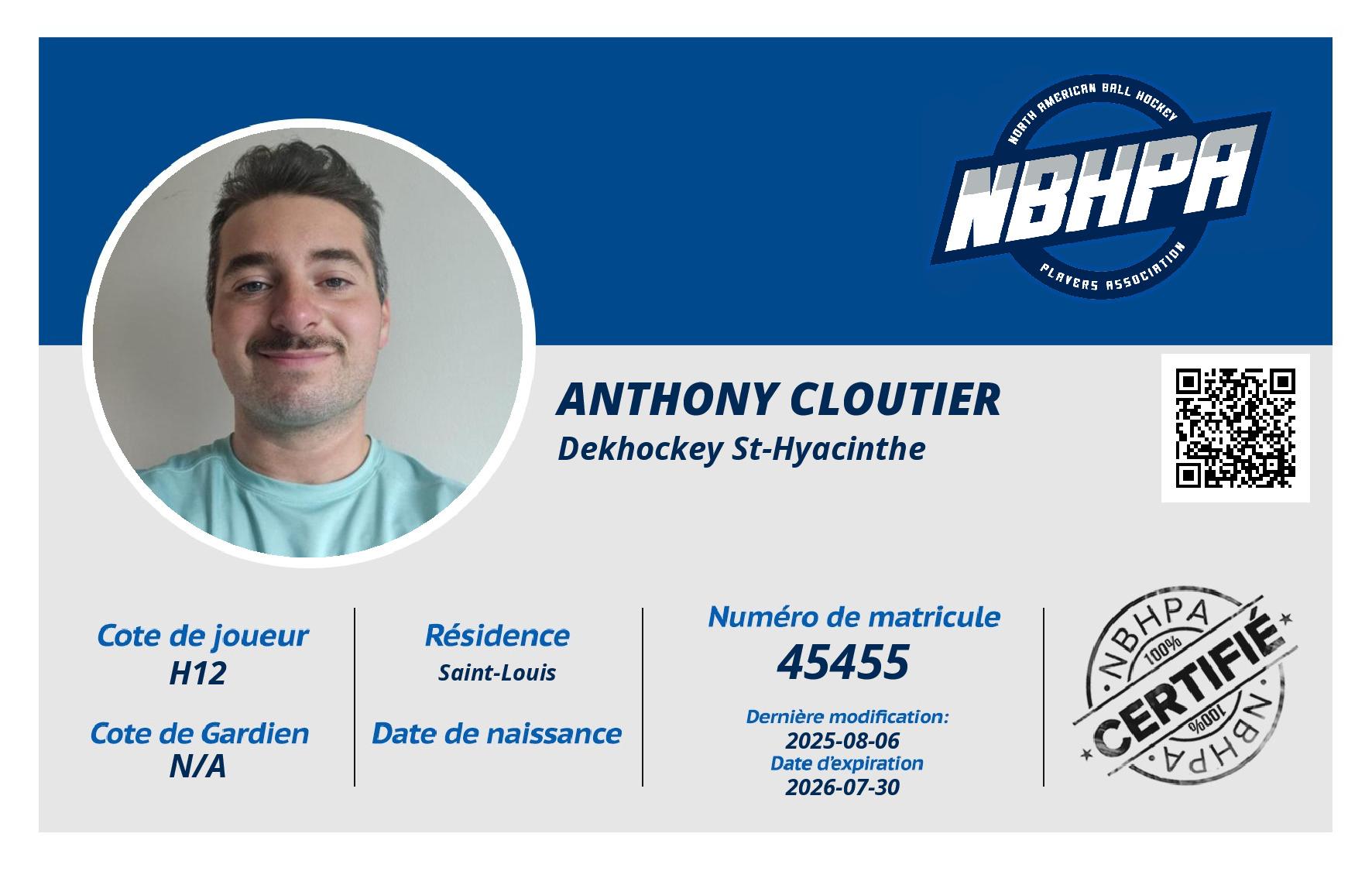 Anthony Cloutier