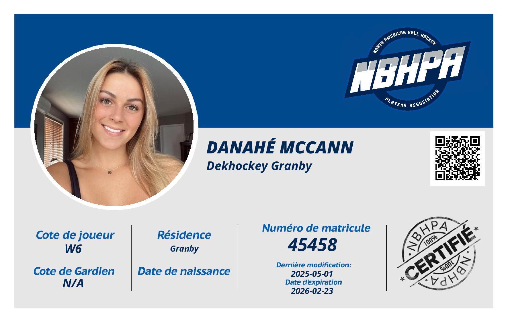 Danahé McCann