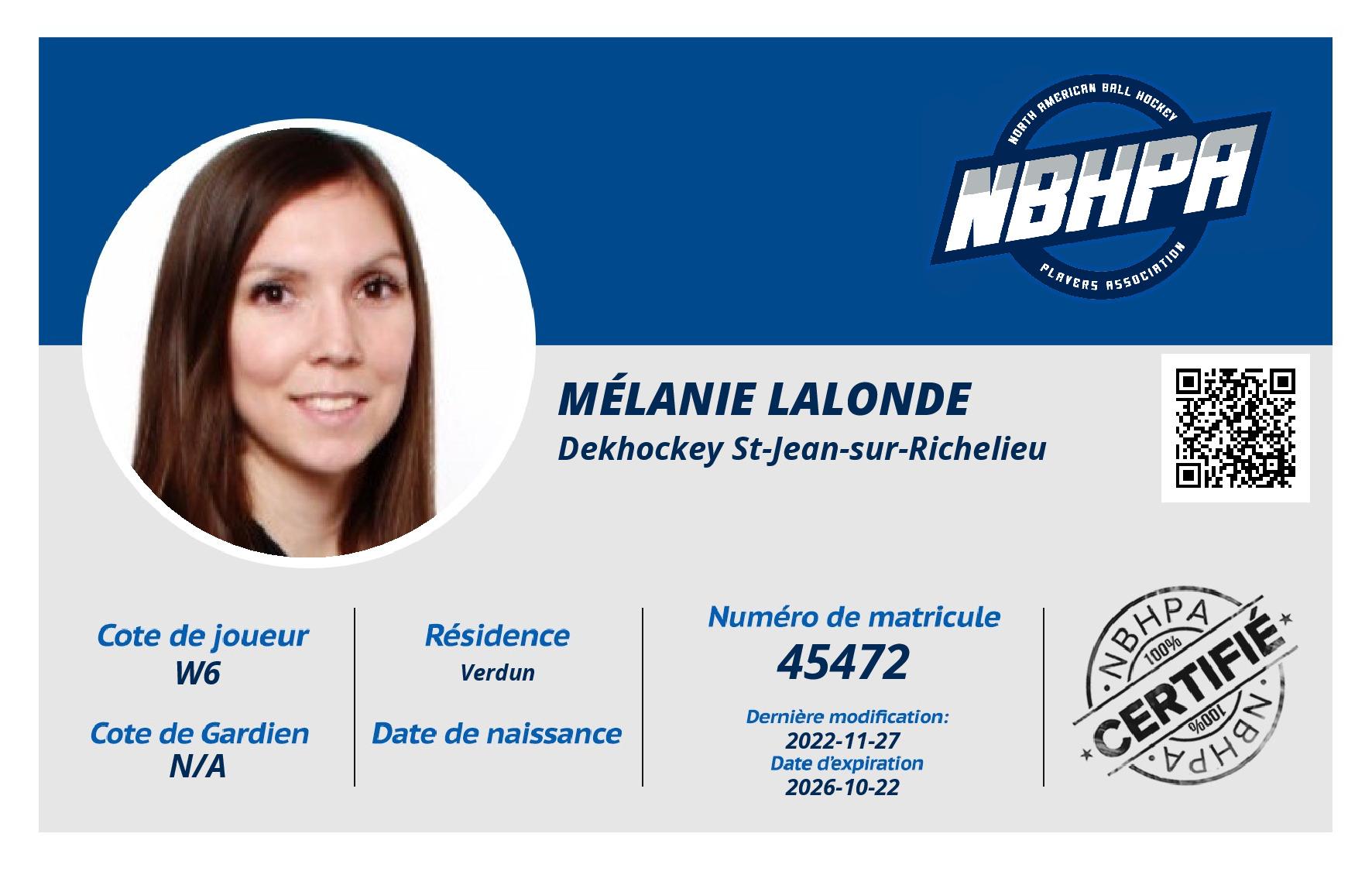 Mélanie Lalonde