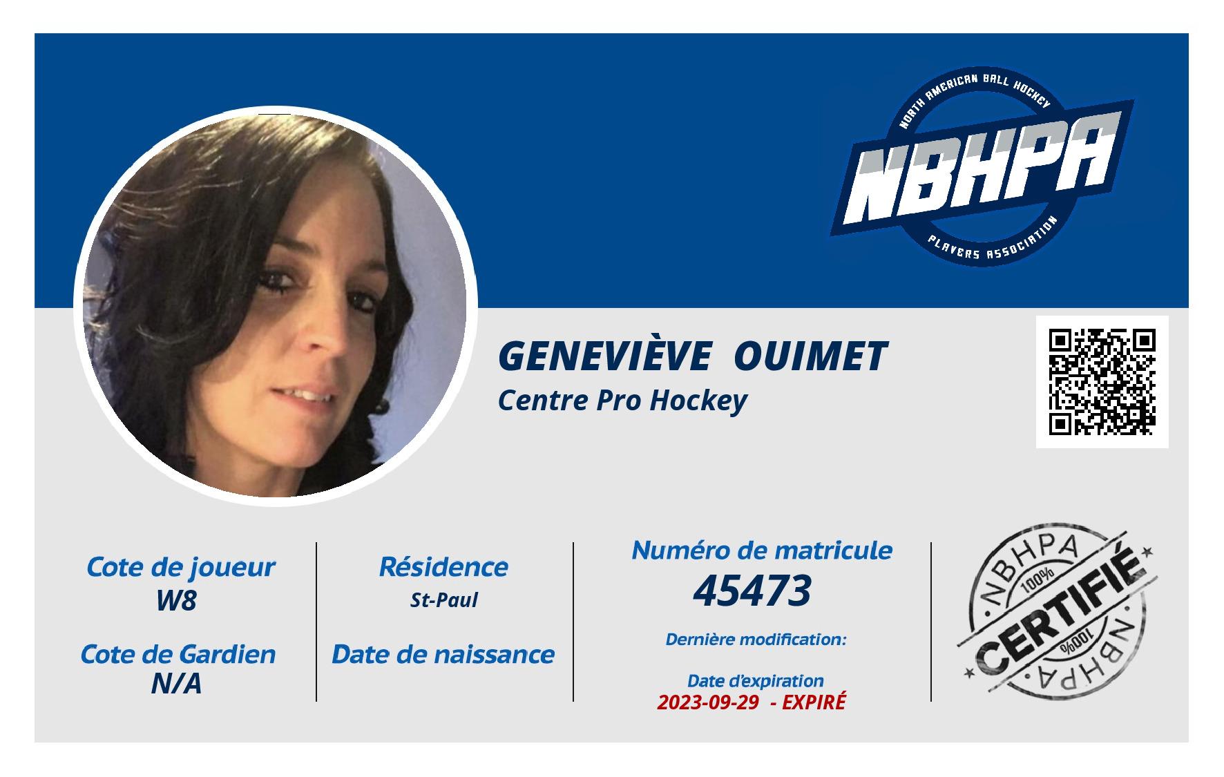 Geneviève  Ouimet