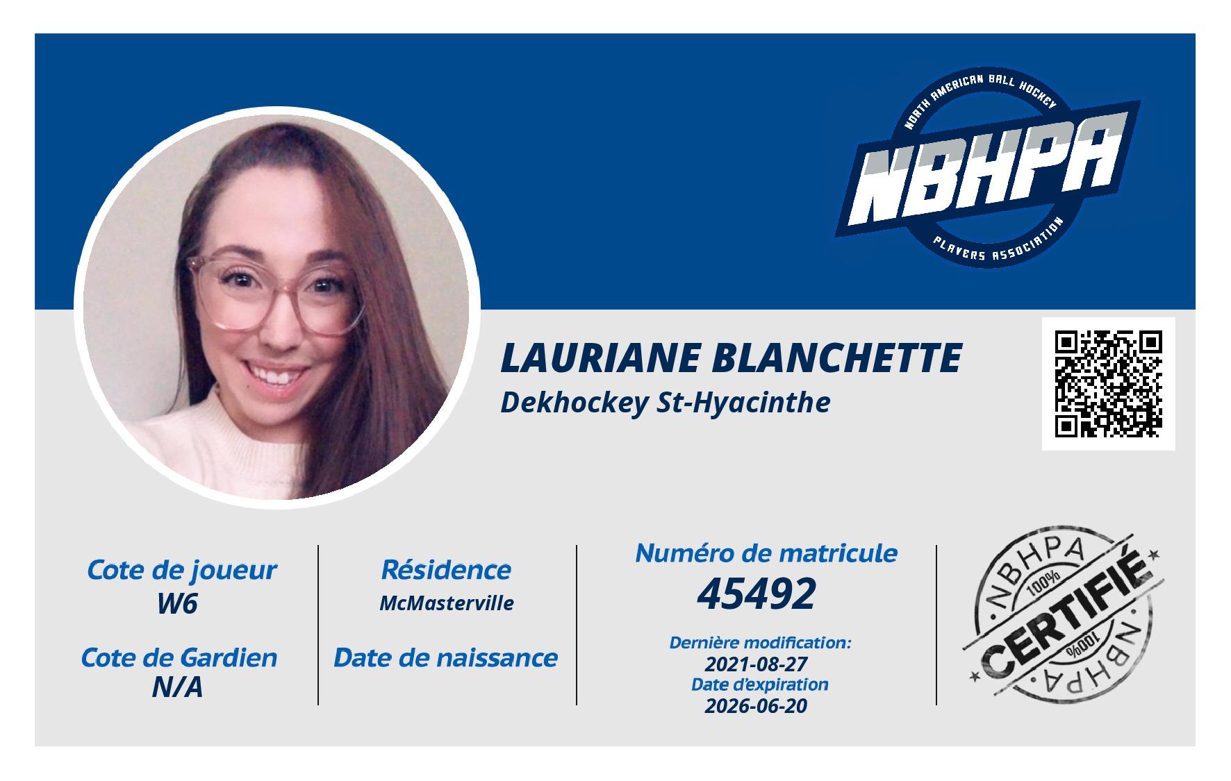 Lauriane Blanchette