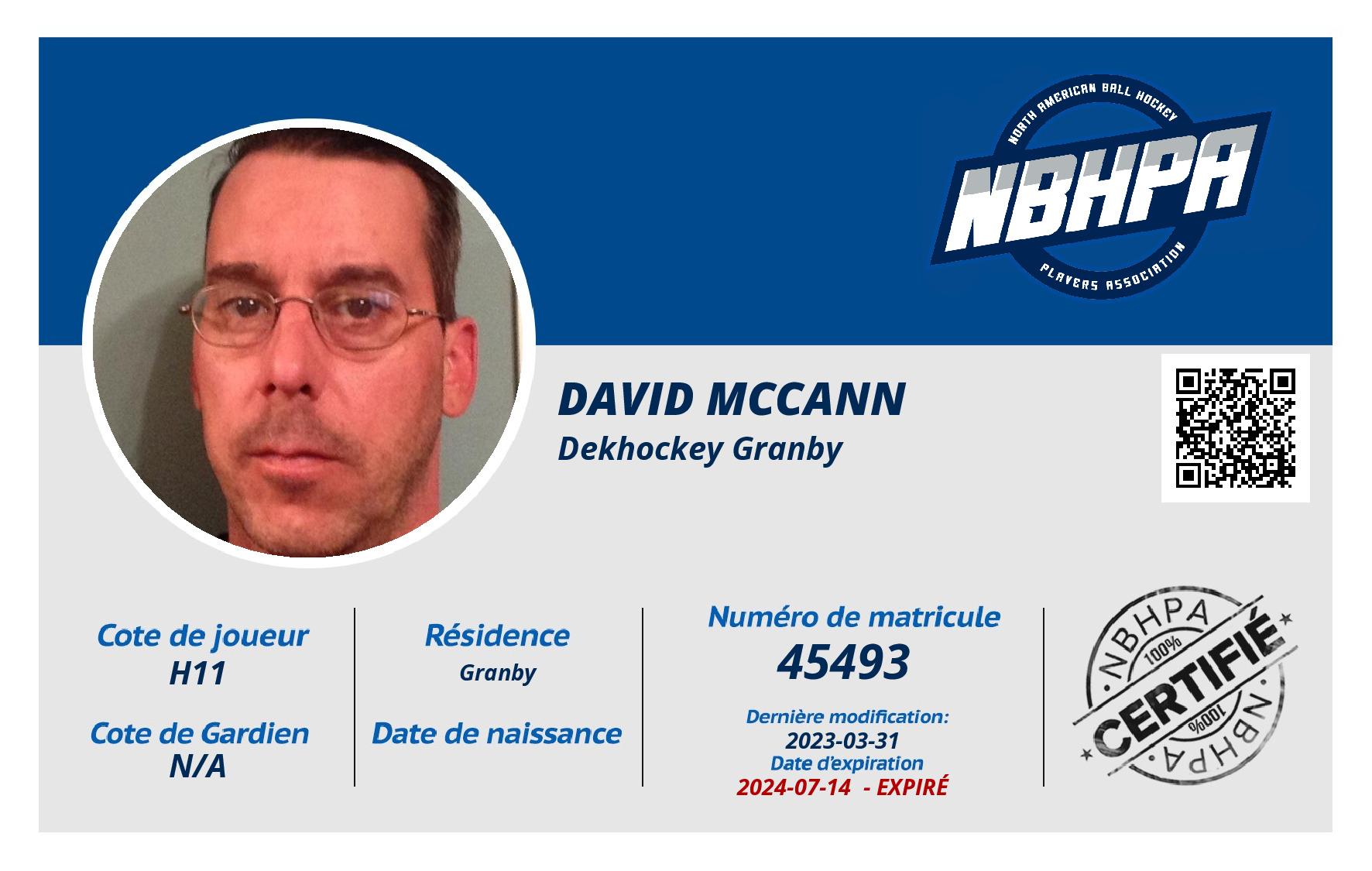 David McCann