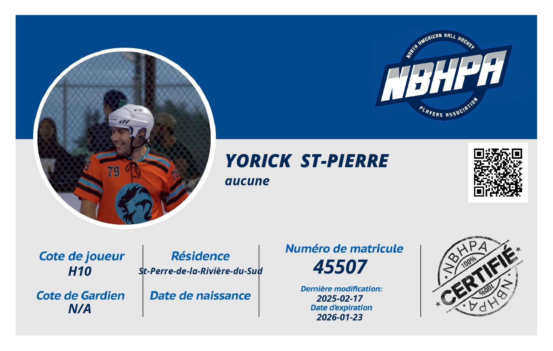Yorick  St-Pierre