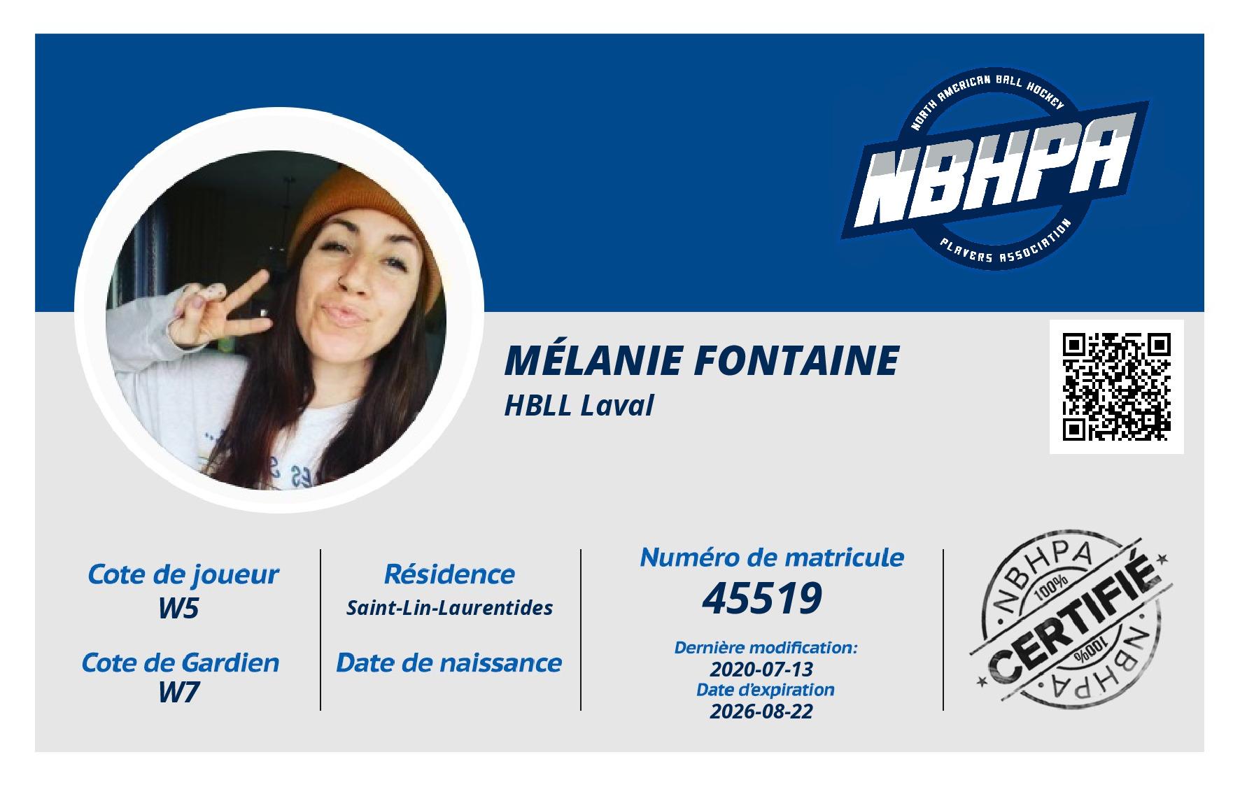 Mélanie Fontaine