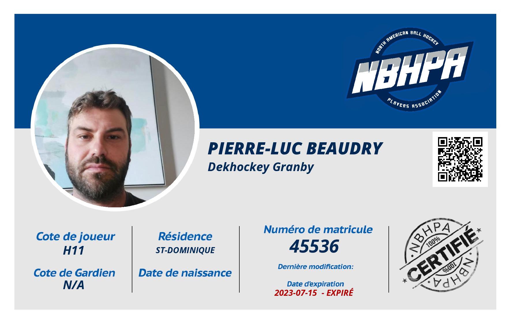 Pierre-Luc Beaudry