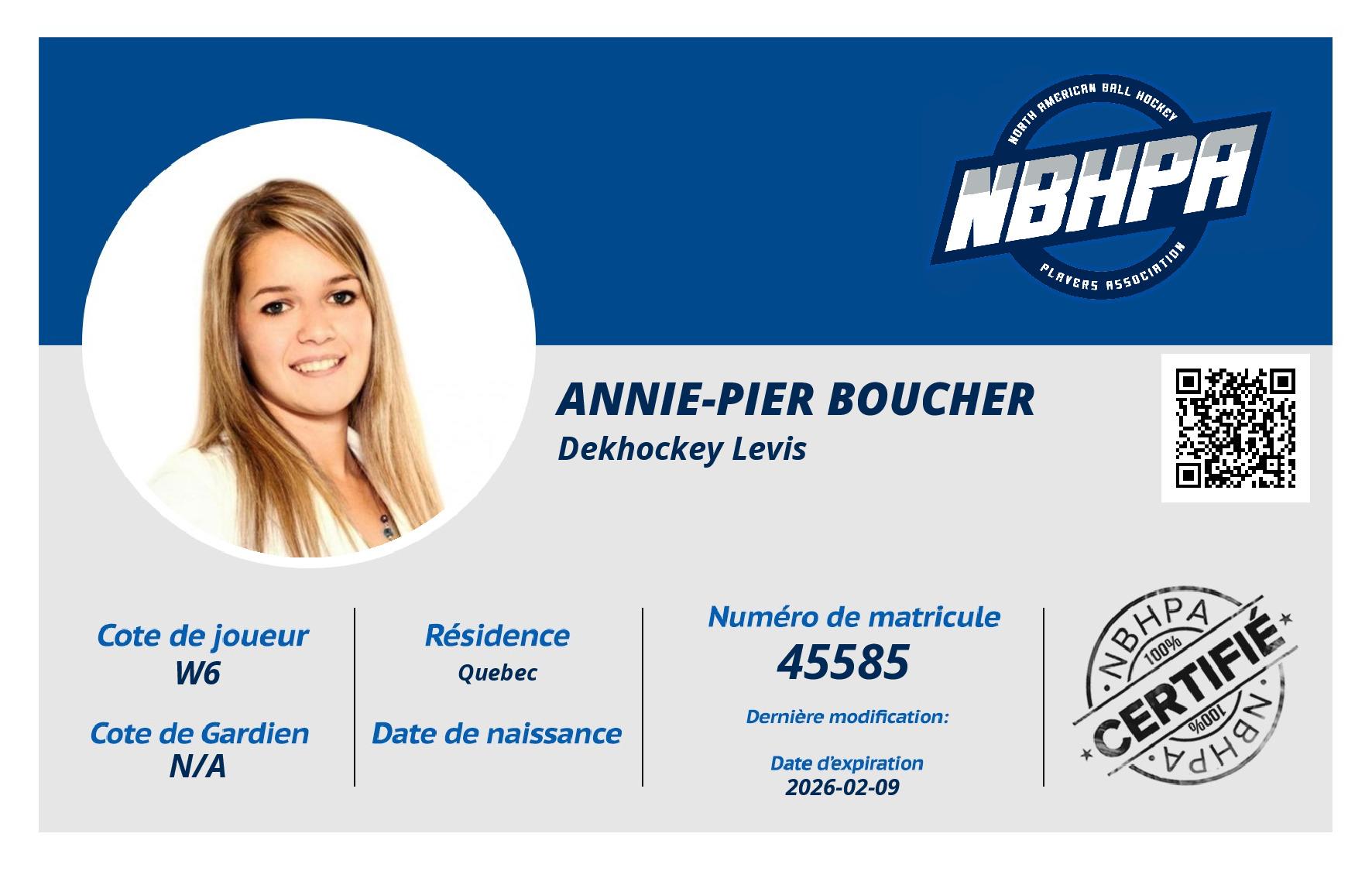 Annie-Pier Boucher