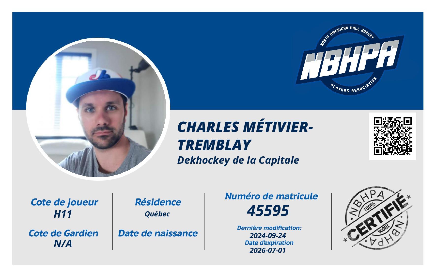 Charles Métivier-Tremblay