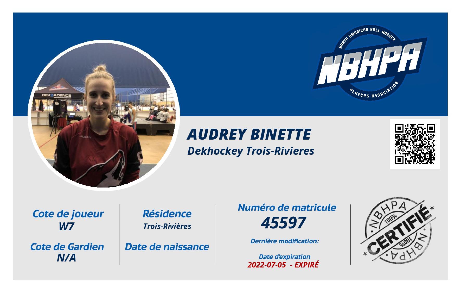 Audrey Binette
