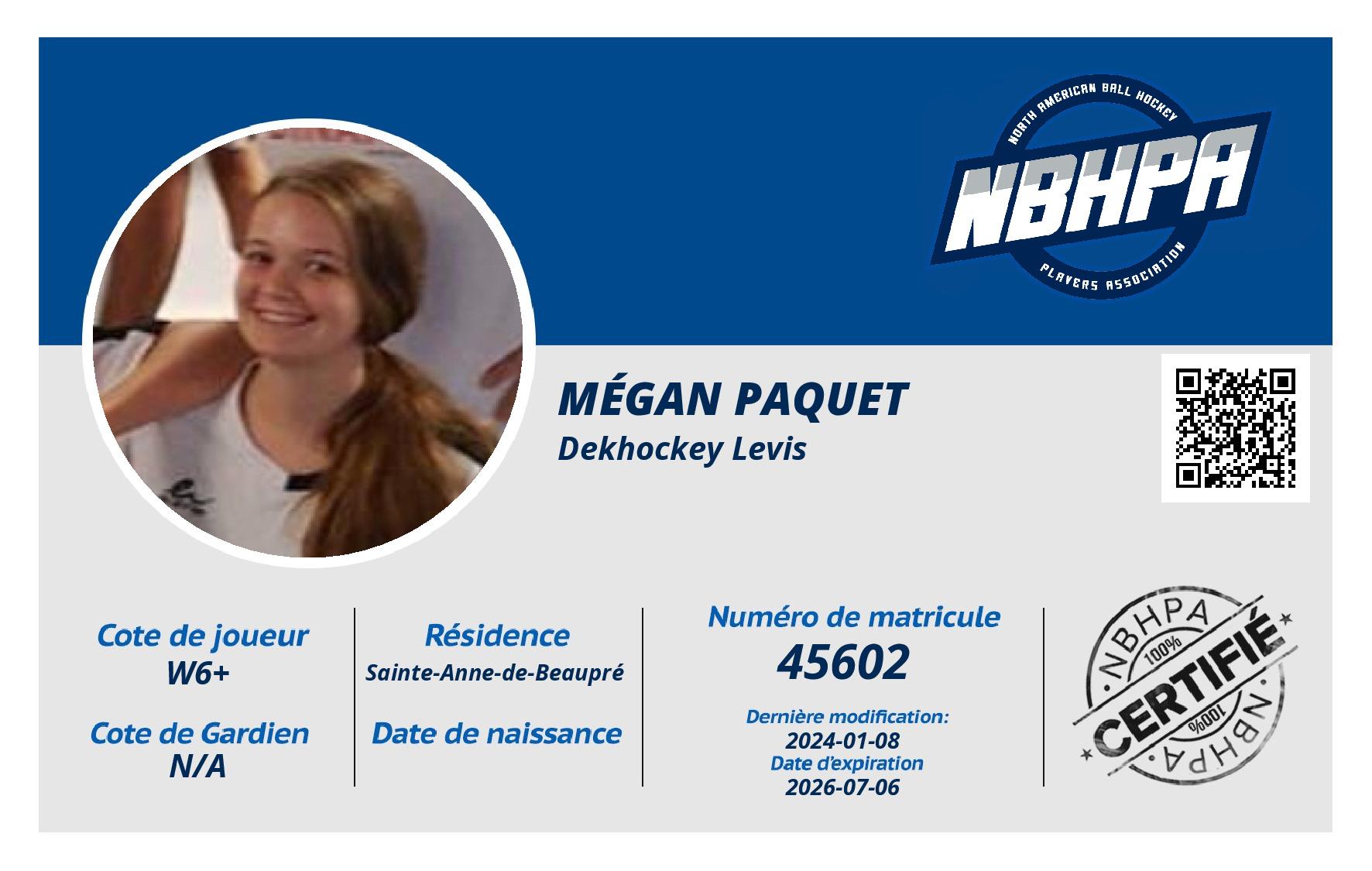 Mégan Paquet