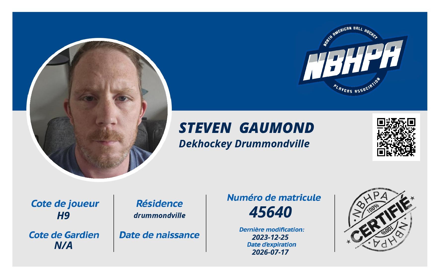 Steven  Gaumond