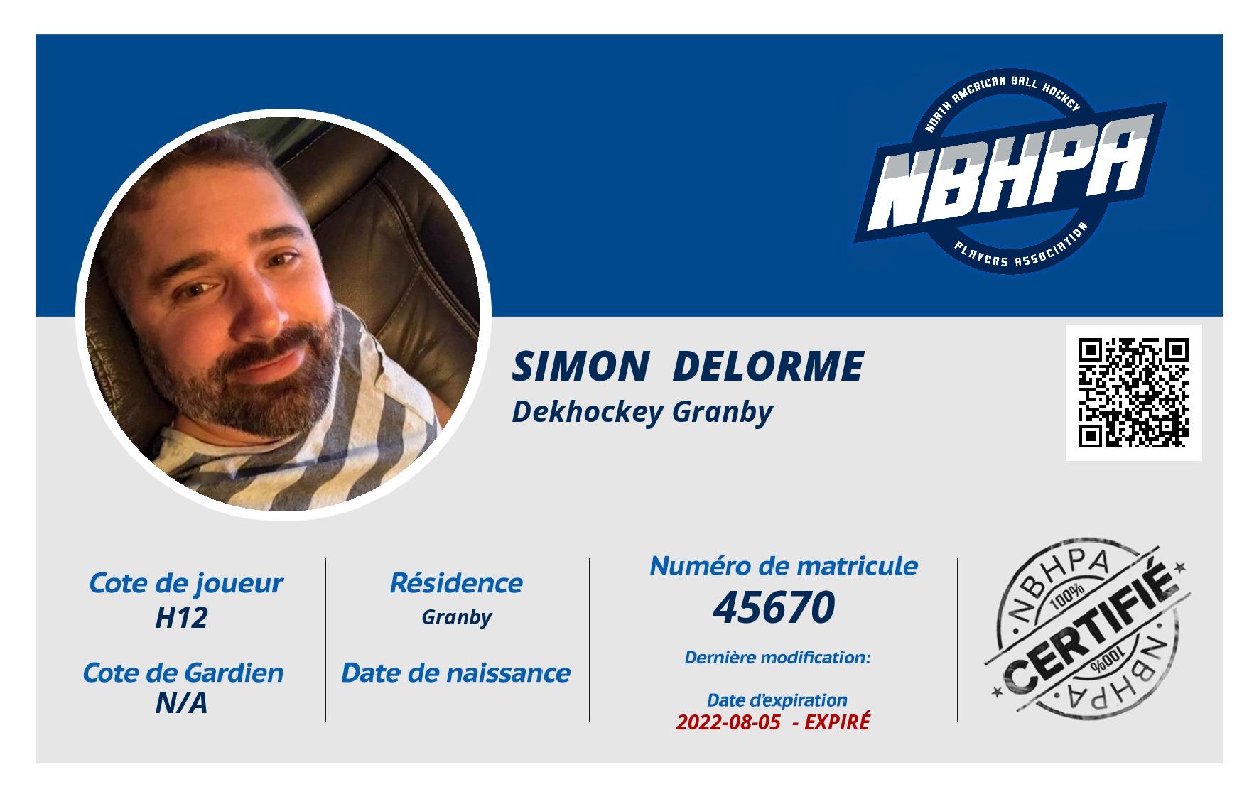 Simon  Delorme 