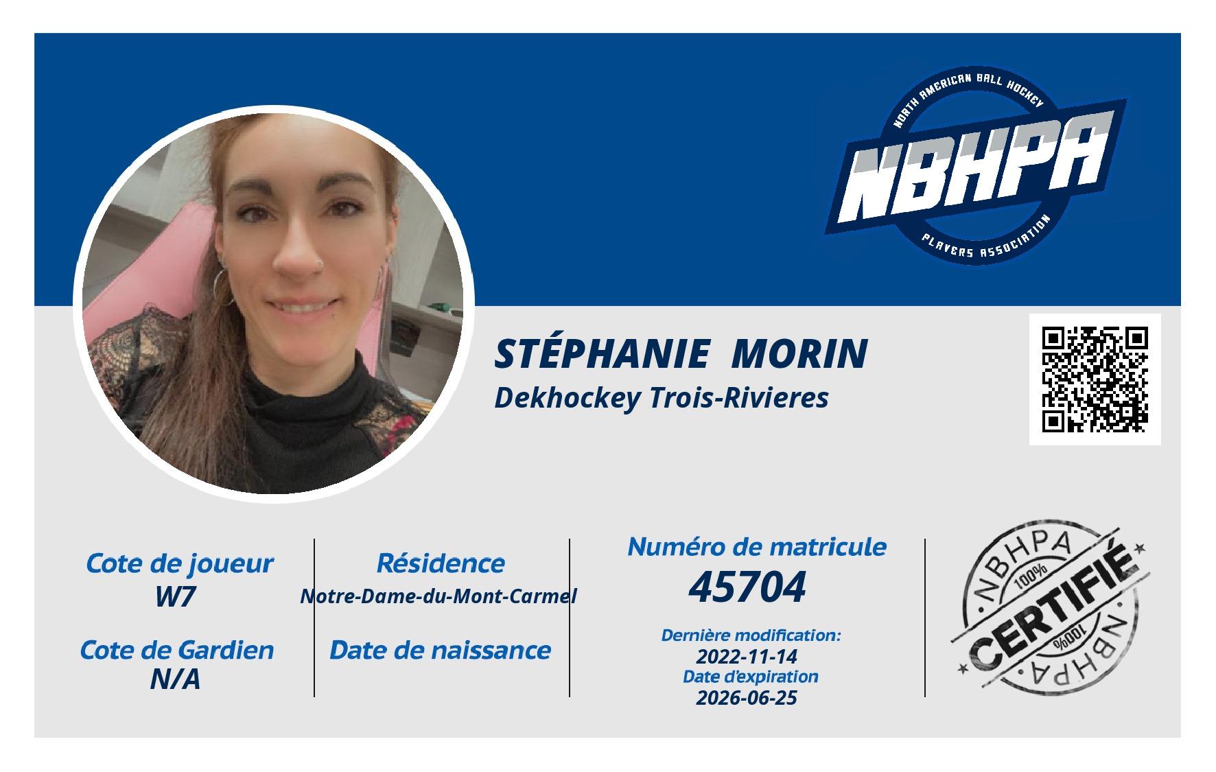 Stéphanie  Morin