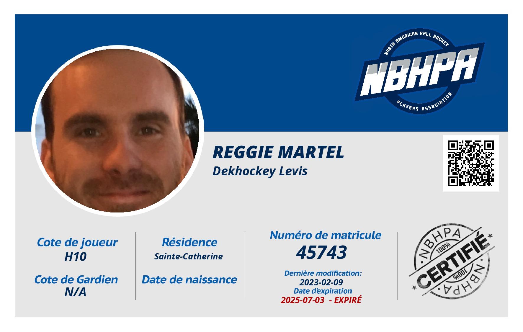 Reggie Martel