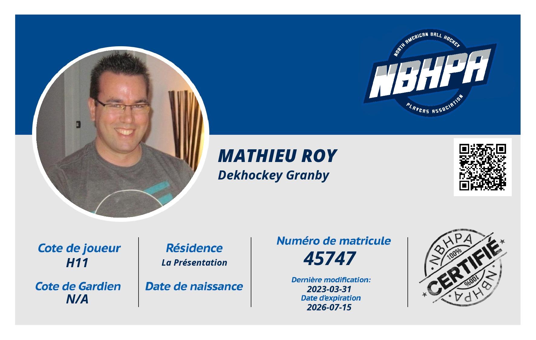 Mathieu Roy
