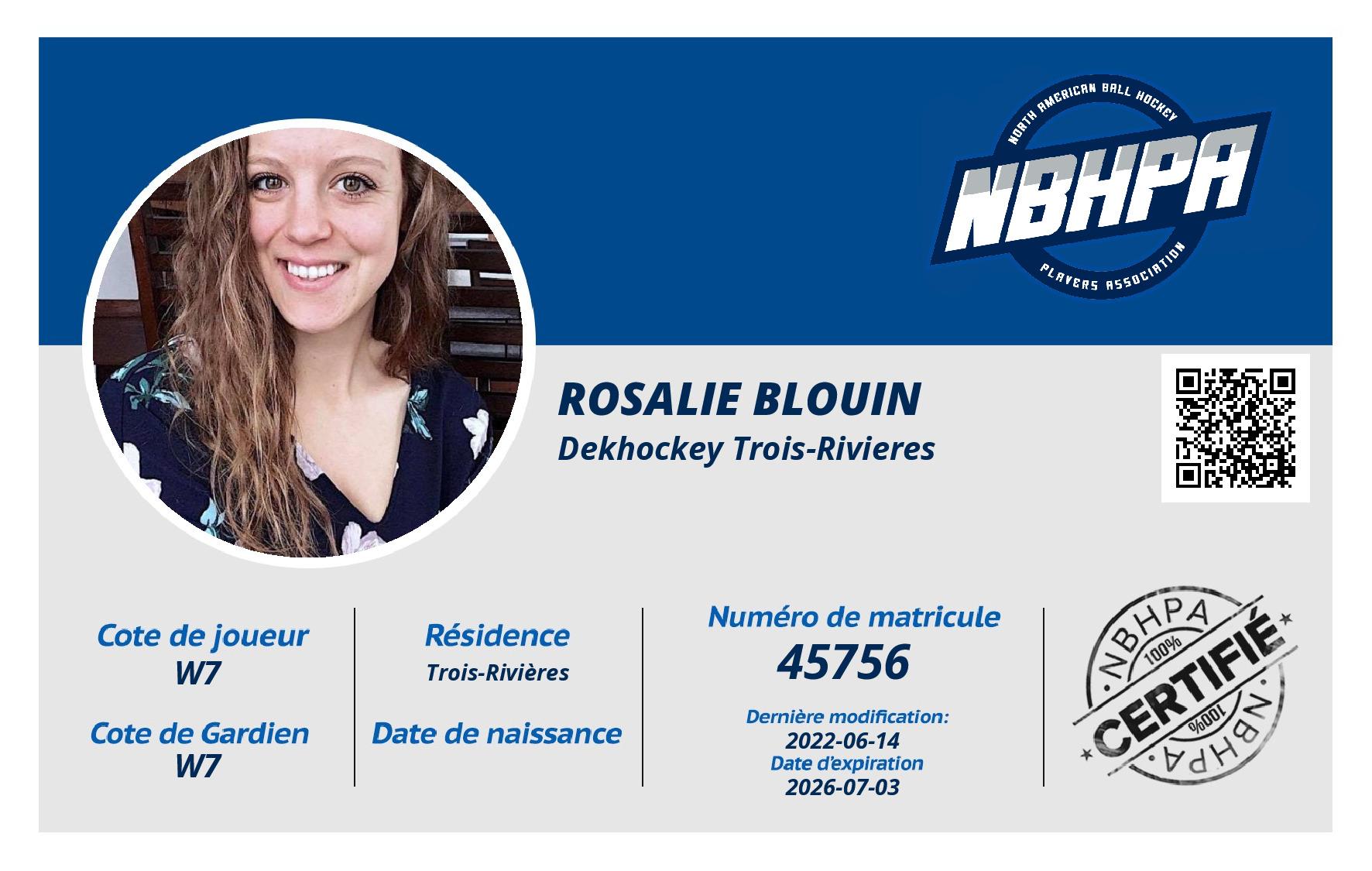 Rosalie Blouin