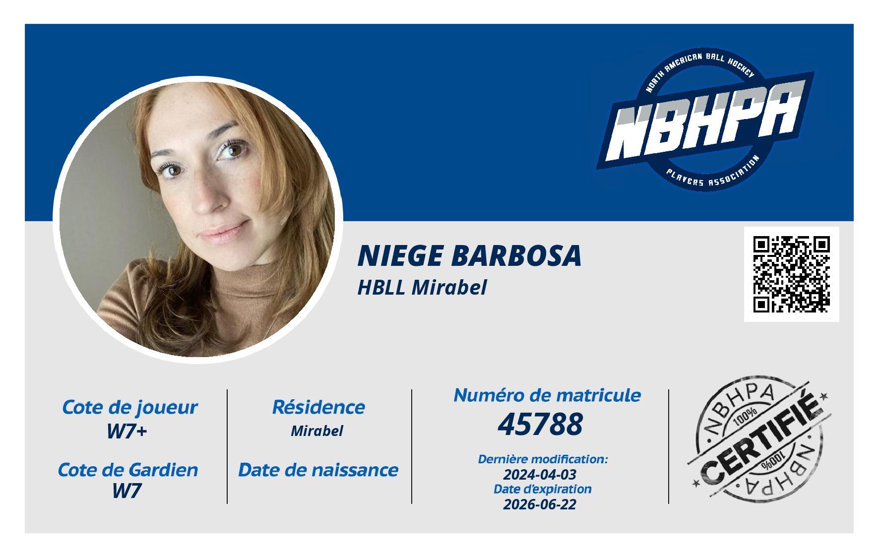 Niege Barbosa