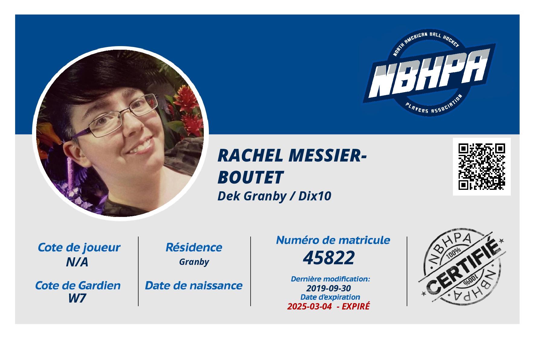 Rachel Messier-Boutet