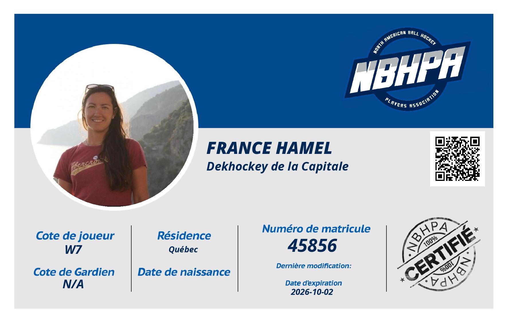 France Hamel