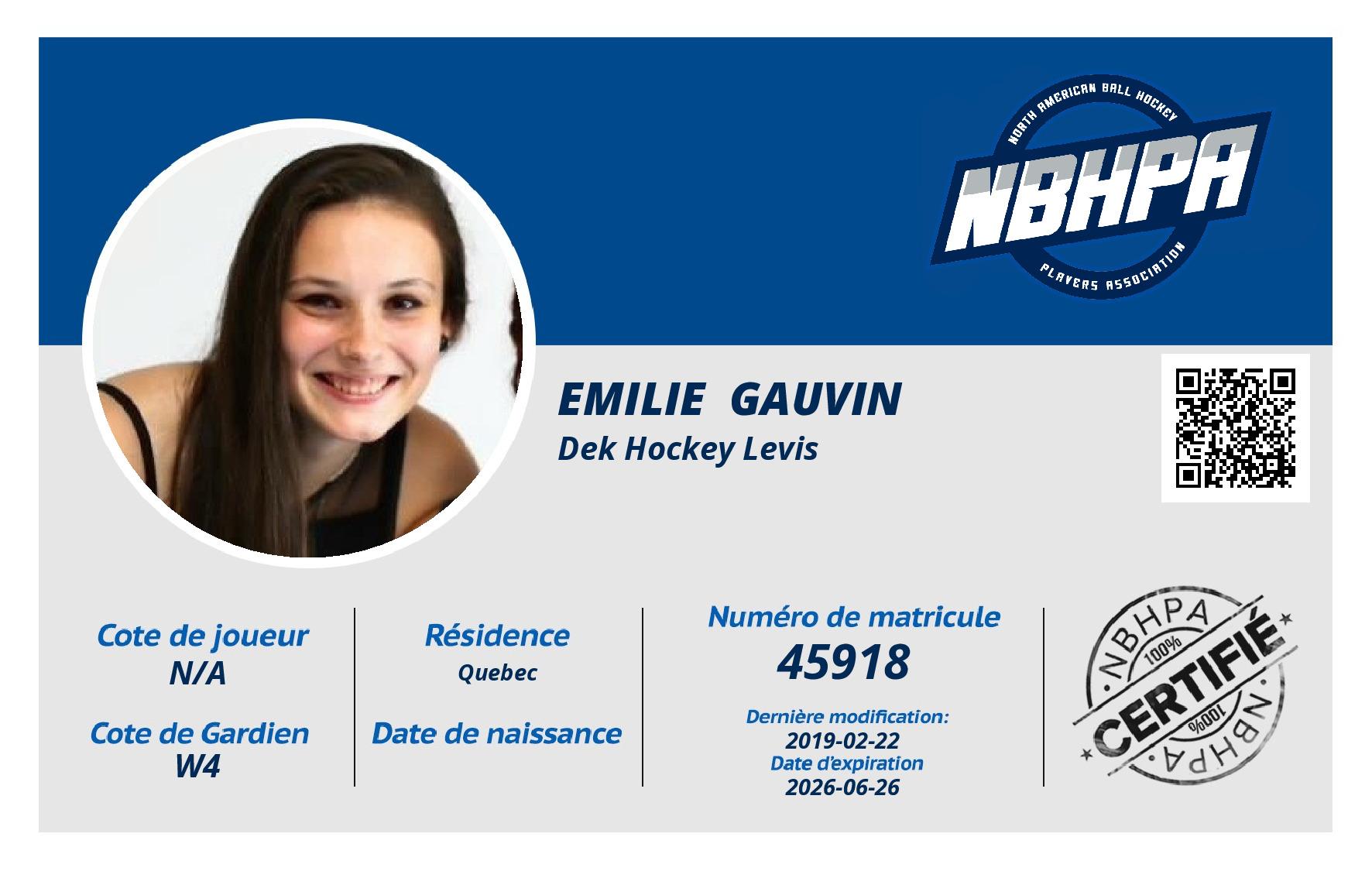 Emilie  Gauvin