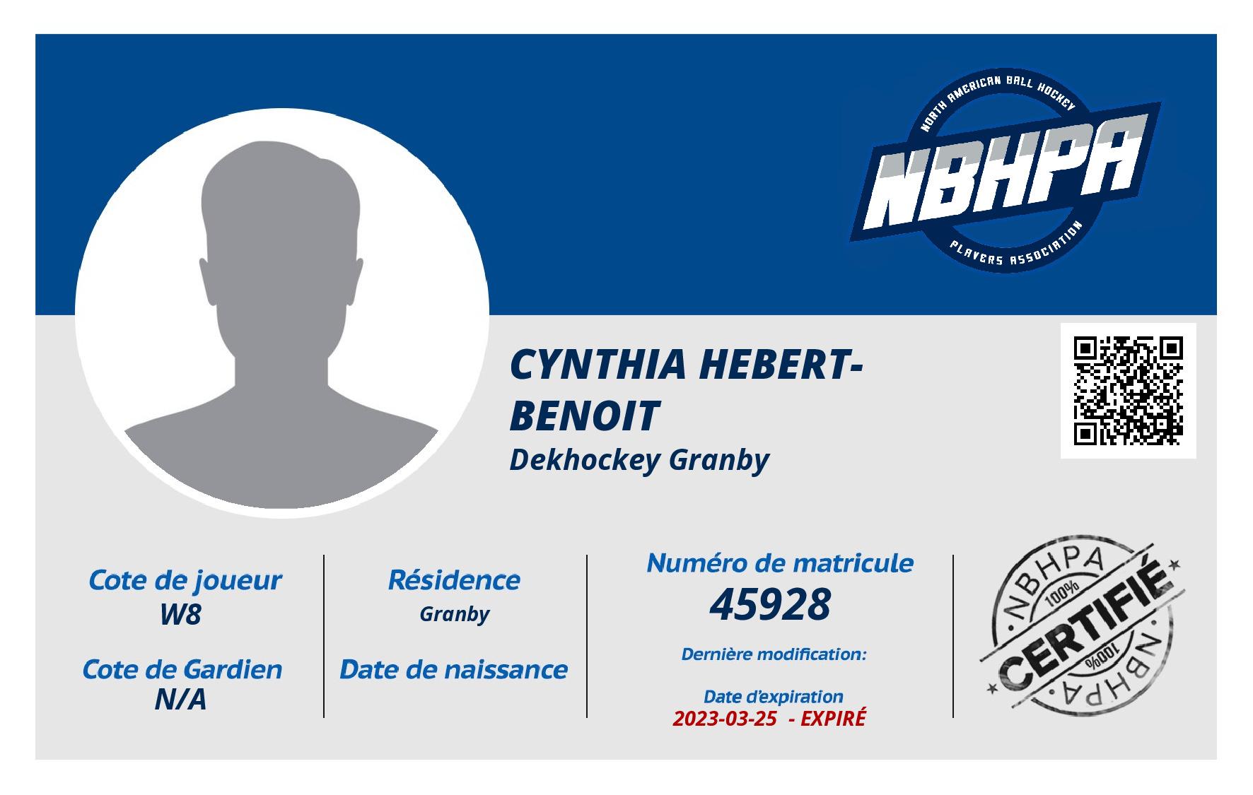 Cynthia Hebert-Benoit