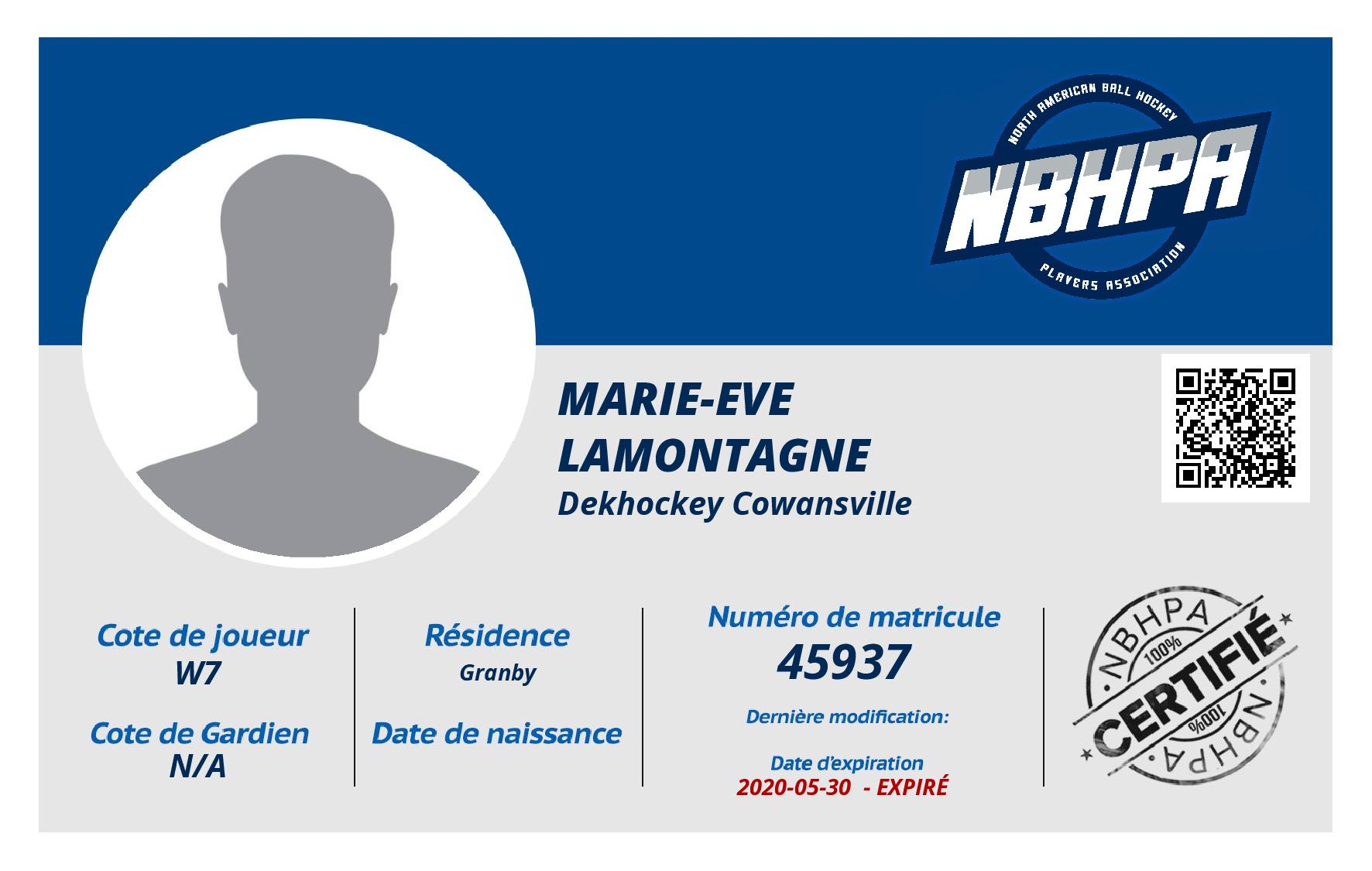 Marie-Eve Lamontagne