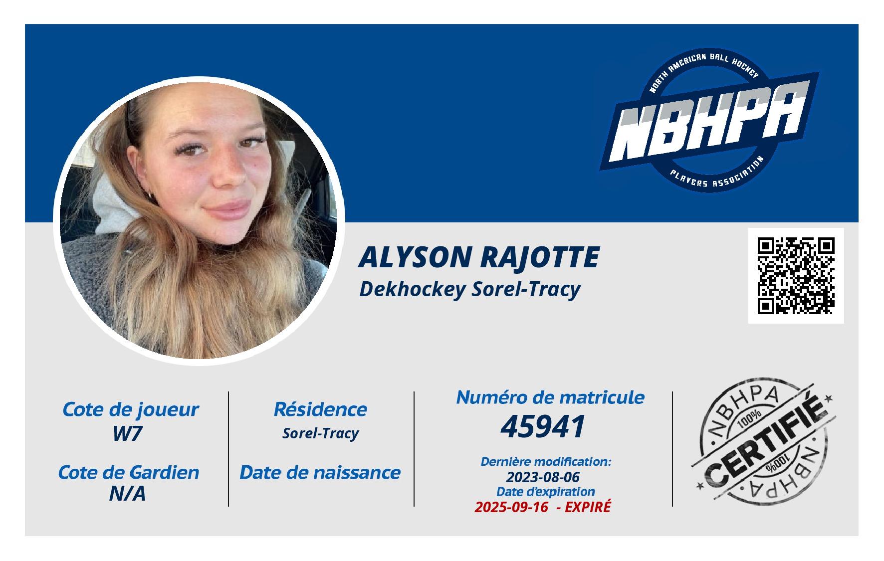 Alyson Rajotte