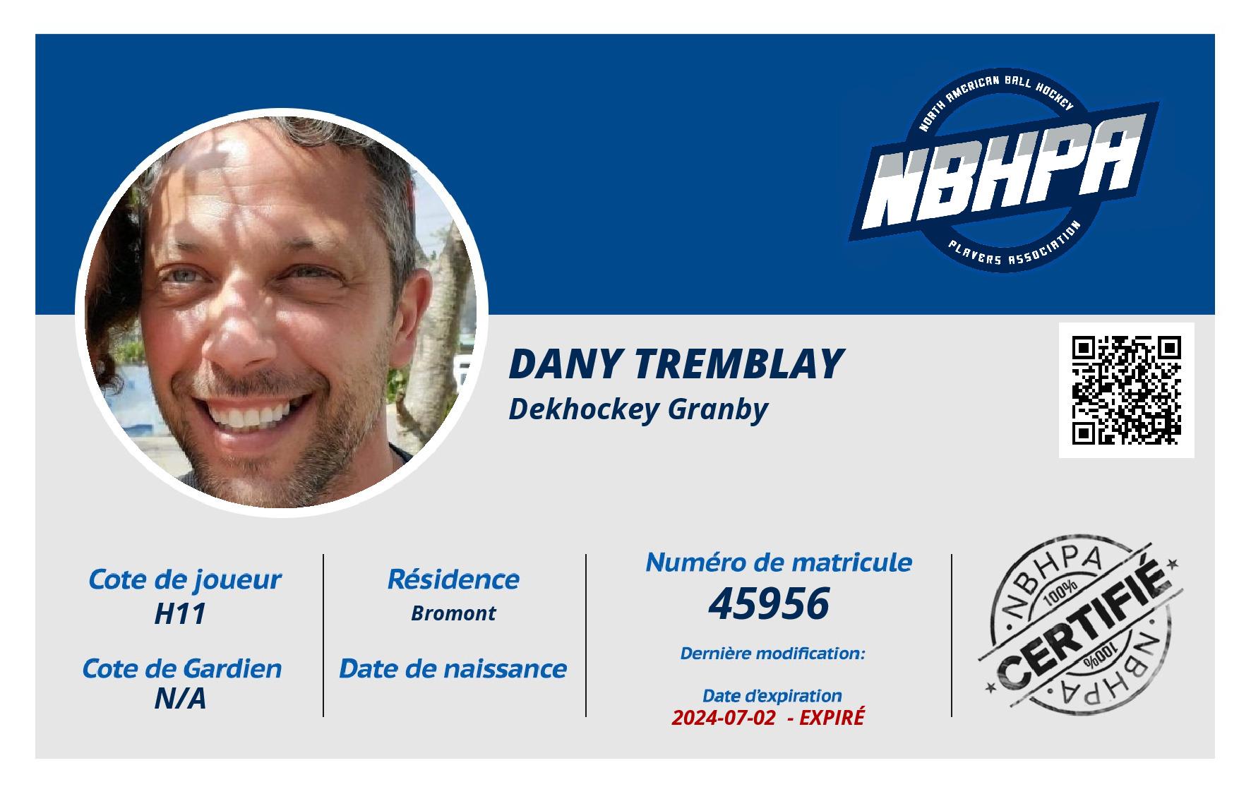Dany Tremblay 