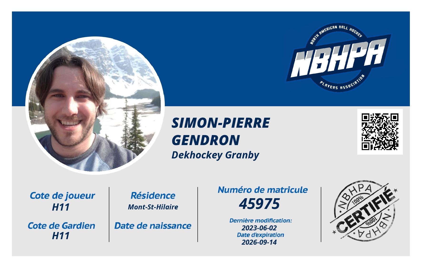Simon-Pierre Gendron