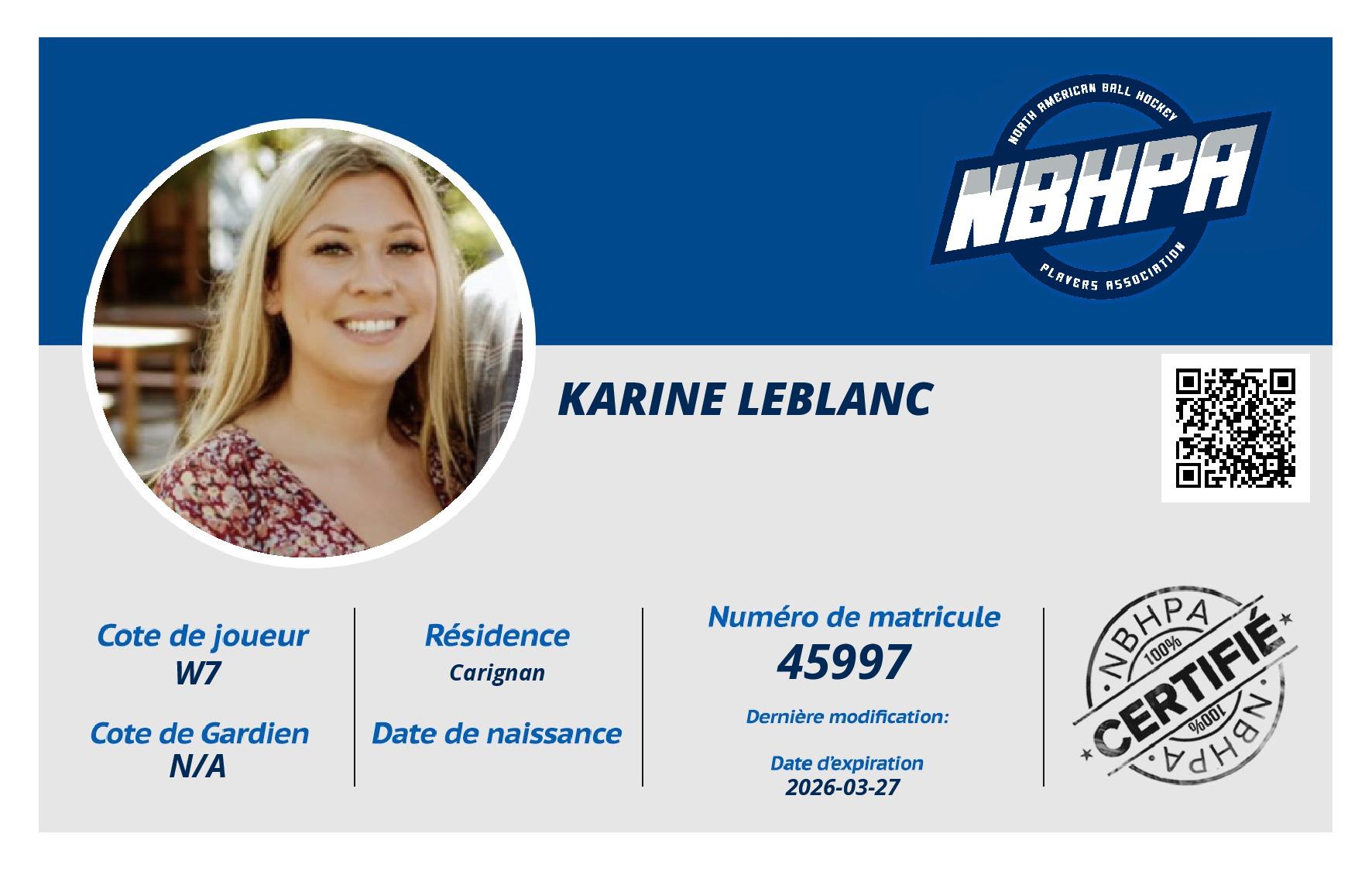 Karine Leblanc