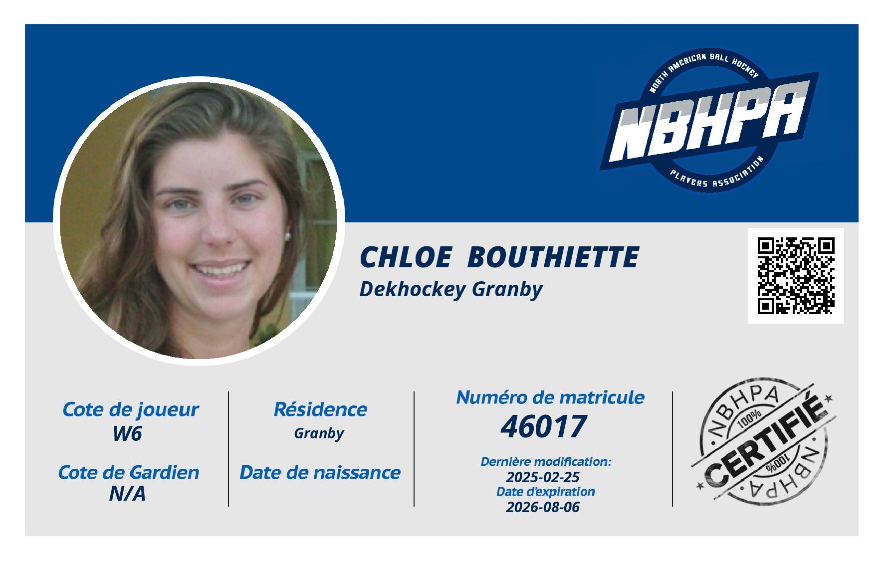 Chloe  Bouthiette 