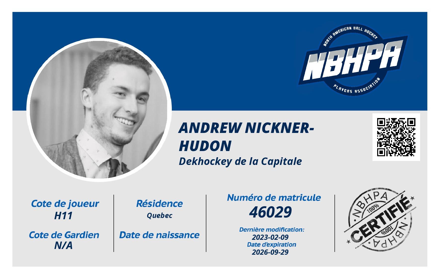 Andrew Nickner-Hudon