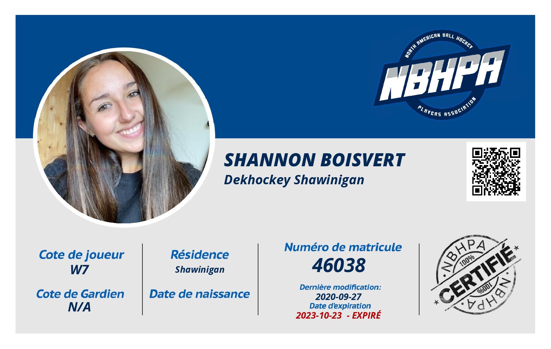 Shannon Boisvert