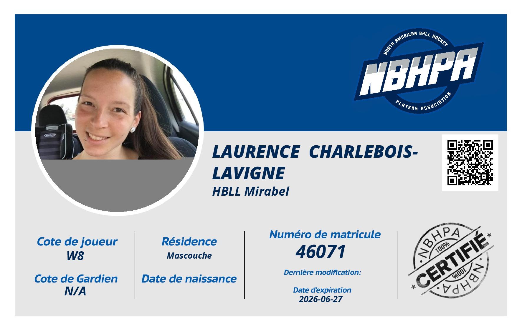 Laurence  Charlebois-Lavigne