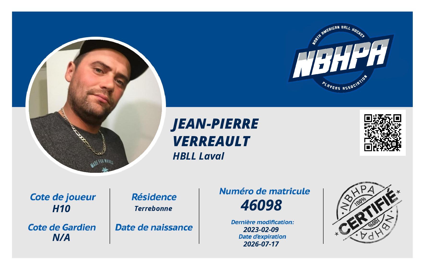 Jean-Pierre  Verreault