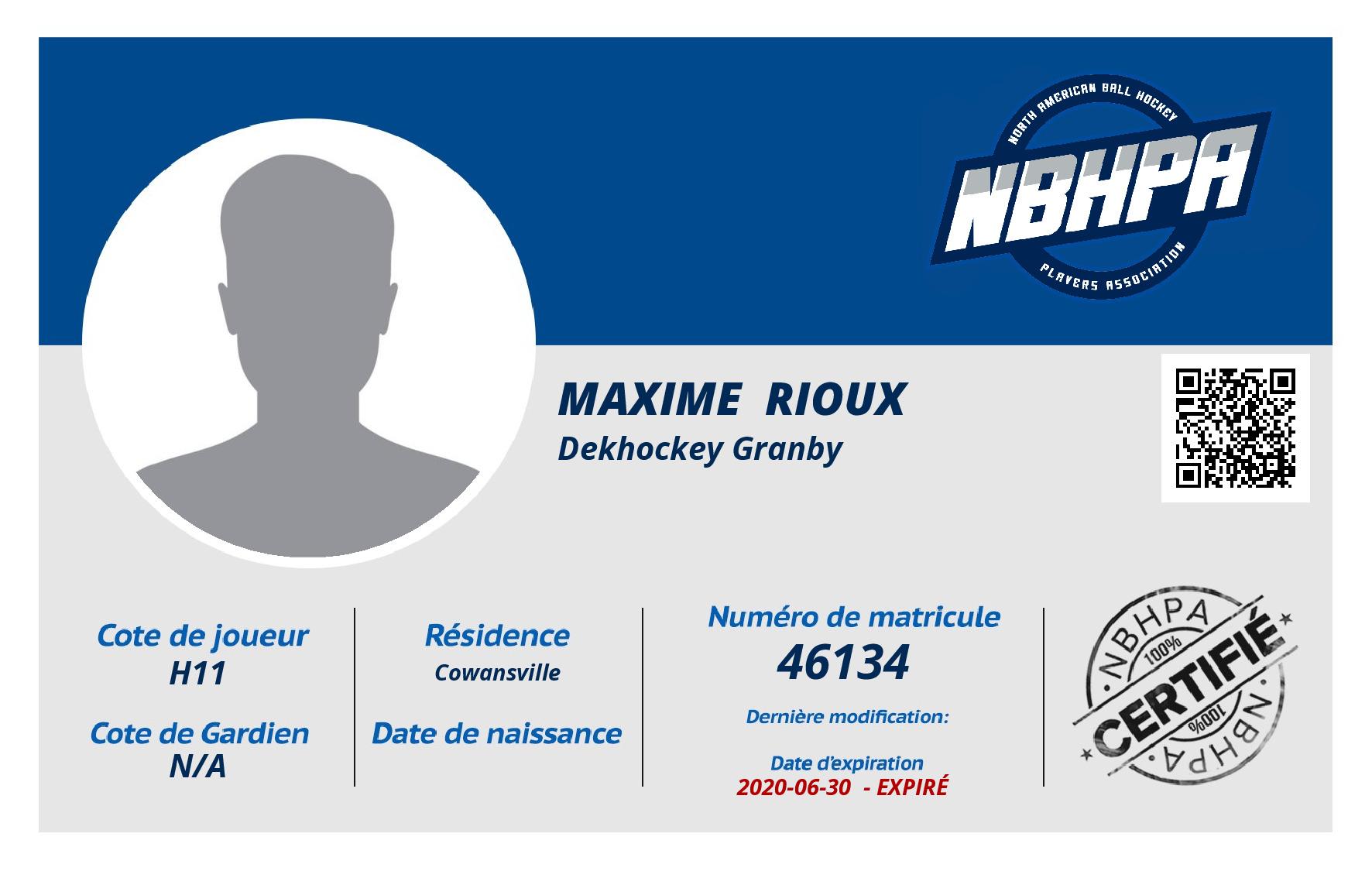 Maxime  Rioux