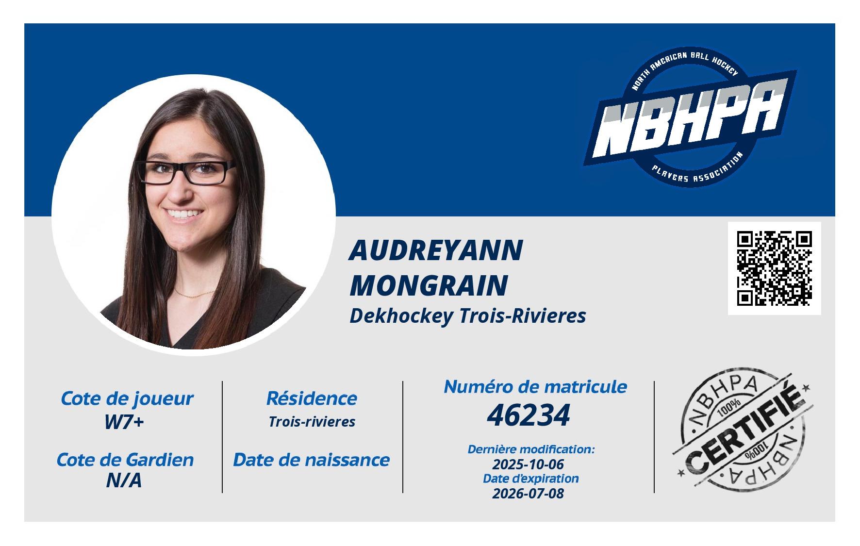 Audreyann Mongrain