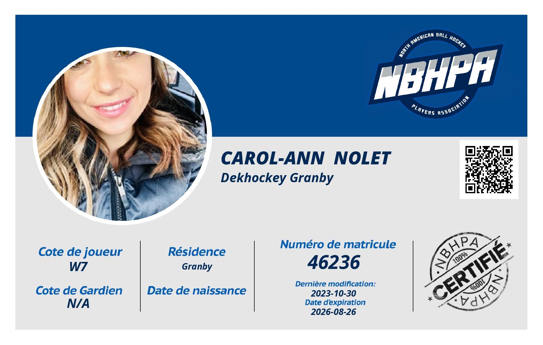 Carol-Ann  Nolet 