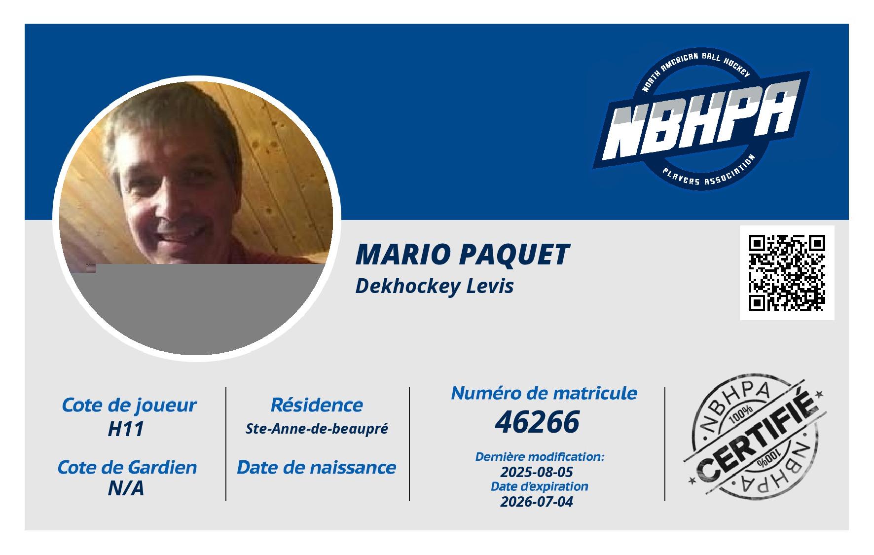 Mario Paquet